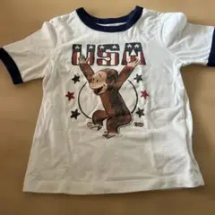 オールドネイビー Curious George USA Tシャツ サル 110