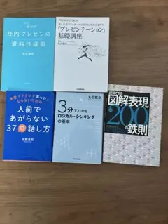 これだけあればプレゼンも安心 ビジネス書籍5冊セット