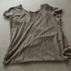 ZARA ブラウン 半袖Tシャツ M