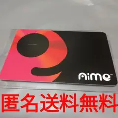 新品未使用ですがキズ有ります 初代 aimeカード 旧 デザイン 黒 赤
