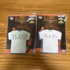 僕のヒーローアカデミア Tシャツ型メモ用紙I賞 2枚セット