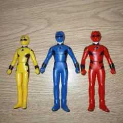 ゲキレンジャー　獣拳戦隊　レッド　イエロー　ブルー　3体セット