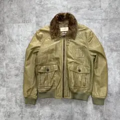 美品BURBERRY LONDON レザー　ミリタリーデザインジャケット　L 楽天市場】【美品】バーバリー ロンドン BURBERRY LONDON