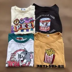 90㎝Tシャツ4枚セット