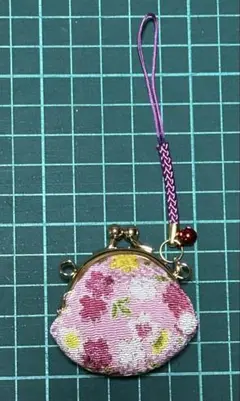 ミニがま口ストラップ㉚