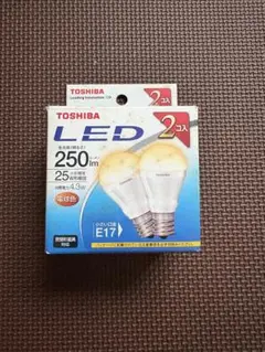 TOSHIBA 小型LED電球 2個セット LDA4L-E17