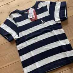 新品　チャムス　キッズTシャツ　KM ボーダー