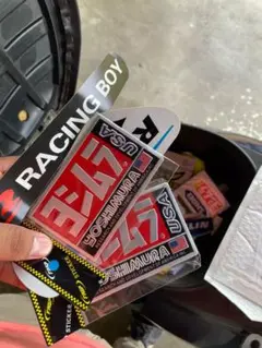ヨシムラ耐熱アルミステッカー 2枚セット