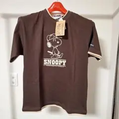 新品未使用　Tシャツ　レディース　スヌーピー　茶色
