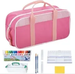 ぺんてる 絵の具セット 画材セット ZST41 1J小学生 ピンク