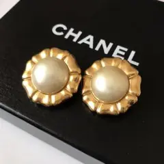 シャネル イヤリング ヴィンテージ レトロ CHANEL