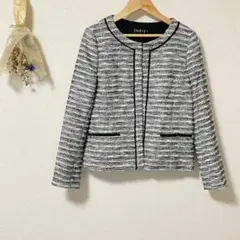 【INDIVI】ノーカラージャケット♡ツイードジャケット♡