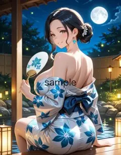 AIイラスト 美女 A4ポスター K63