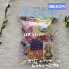 はぎれセット　パッチワーク　布コラージュ　アップリケ