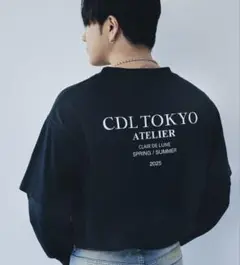 CDL Atelier Layered L/S Tee Mサイズ　ブラック