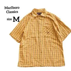 Marlboro Classics イタリア製　半袖シャツ チェック　コットン