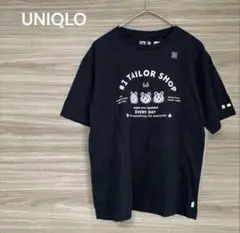 UNIQLO ユニクロ　【M】 ブラック　Tシャツ どうぶつの森　タグ付き