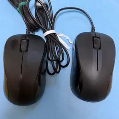 純正　elecom 有線　マウス　パソコン