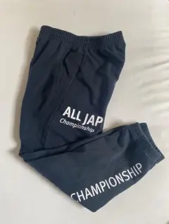 ALL JAPAN デサント パンツ バレーボール 国体 黒 ジョガーパンツ
