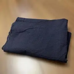 コットン100% サッカー生地 ネイビー