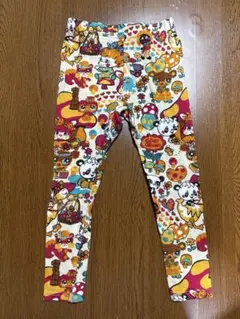 【美品★グラグラ 100-105cm】カラフル ストレッチパンツ スパッツ子供服