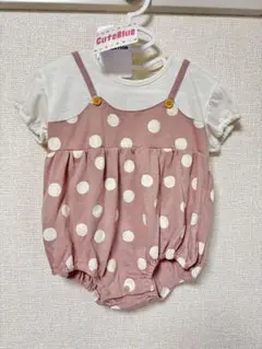 新品　タグ付き　ベビー　ロンパース　80㎝　女の子　西松屋　半袖　夏服　匿名配送