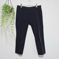 ☆ M-PREMIER (38/M) クロップド カプリ パンツ ブラック