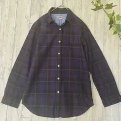 美品✨マックレガー 長袖グリーンチェックシャツ L相当 レディース