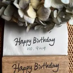 スタンプ　No. 9219 happy birthday