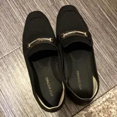 ♡オペークドットクリップ♡ローファーデザインパンプス超美品