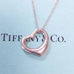 TIFFANY ティファニー オープンハート ネックレス