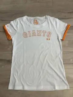 読売ジャイアンツ　Giants アンダーアーマー　L Tシャツ　ホワイト　白