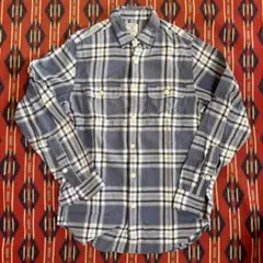 J.CrewチェックネルシャツXSジェイクルーブルー系
