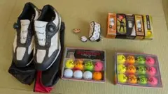 IGNIOゴルフシューズとKIRA★STARボールセット