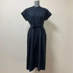 KEYUCA ケユカ　ロングワンピース　夏　ポケット　ワンピース　リボンベルト