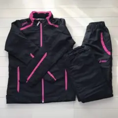 ★希少デザイン★ asics セットアップ　150サイズ　アシックス　レディース アシックス ASICS レディース スニーカー JAPAN S 1202A118