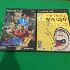ps2 タイムクライシス2 & 激闘プロ野球 2本セット
