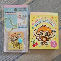 ANGEL BLUE DAISY LOVERS メモ帳とストラップ