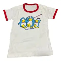 ヴィンテージ 昭和レトロ ペンギン Tシャツ 120cm