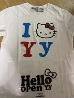 【即日発送】open yy x Hello Kitty 半袖Tシャツ