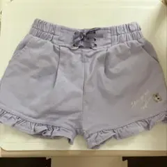 フリルズボン　パープル