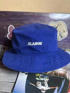 XLARGE バケットハット 青 Mサイズ