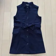 East Boy イーストボーイ ノースリーブワンピース 100cm ネイビー