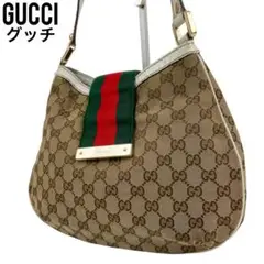 ✨良品 GUCCI グッチ ショルダーバッグ シェリーライン GGキャンバス
