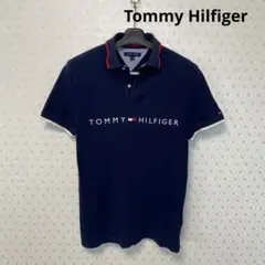 ☯️トミーヒルフィガー☯️メンズ☯️半袖ポロシャツ☯️ネイビー / M