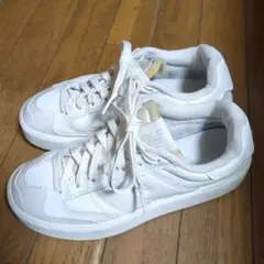 ニューバランスCT302オールホワイト厚底★ユナイテッドアローズ２４ｃｍ