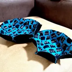 ハンドメイド♥猫ちゃん柄小物入れ