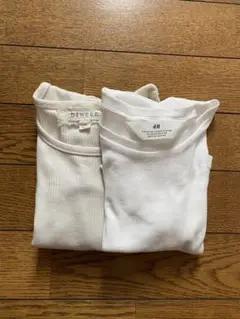 H&M 、btween 半袖クロップドカットソー　2枚セット