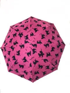 【お値下げ中です】HYSTERIC GLAMOUR 黒猫柄 傘 ピンク 美品