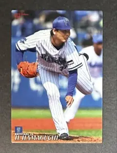 プロ野球チップス2019付属カード「058濱口遥大（横浜DeNAベイスターズ）」